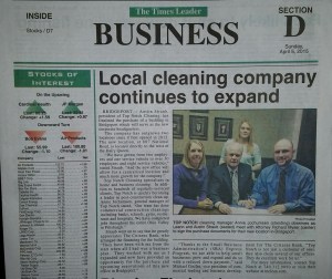 Local cleaning company continues to expand.